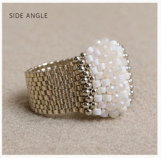 Luna Beaded Ring