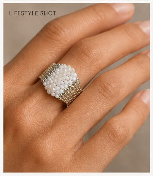 Luna Beaded Ring