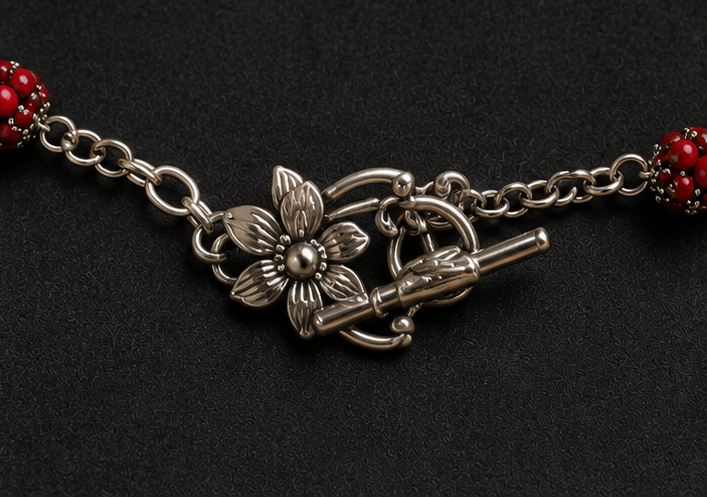 Scarlet Bloom Necklace
