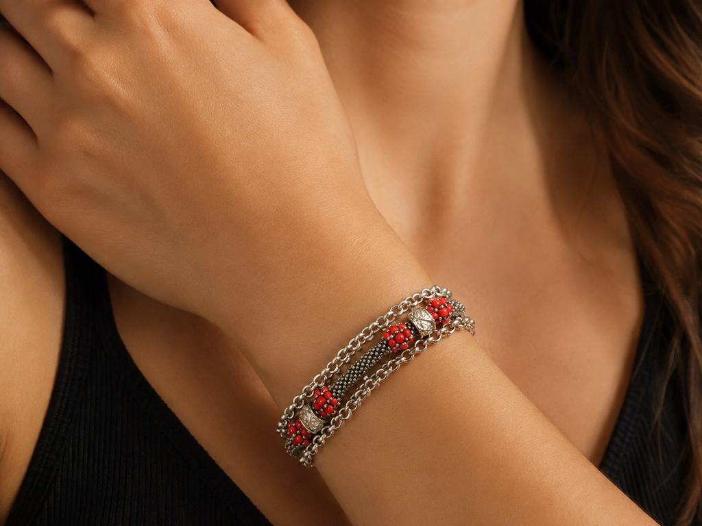 Scarlet Elegance Bracelet