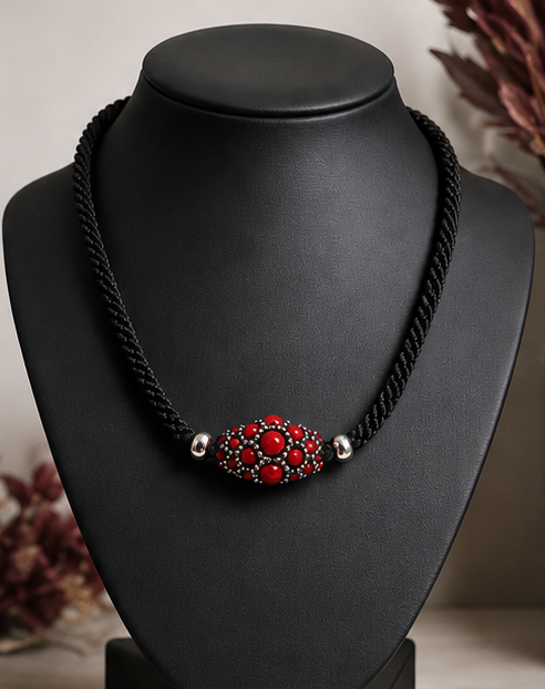 Crimson Noir Necklace