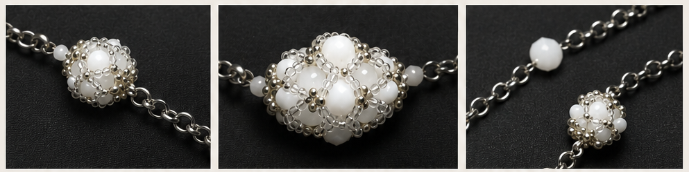 Elegant Pearl Blossom Necklace