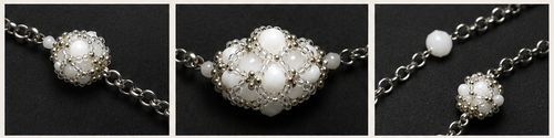 Elegant Pearl Blossom Necklace