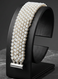 Ivory Sheen Beaded Bracelet
