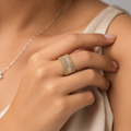 Lumiere Ring – handcrafted beaded jewellery by MiyuQi Designs