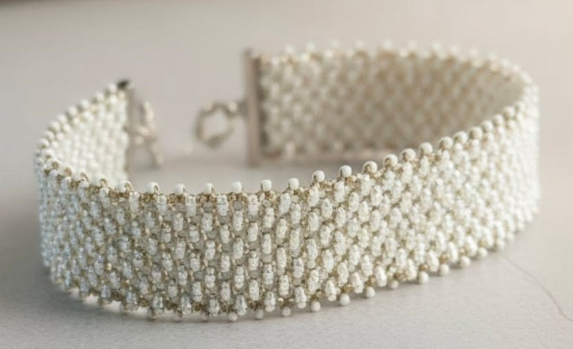 Pearl Mist Beaded Bracelet