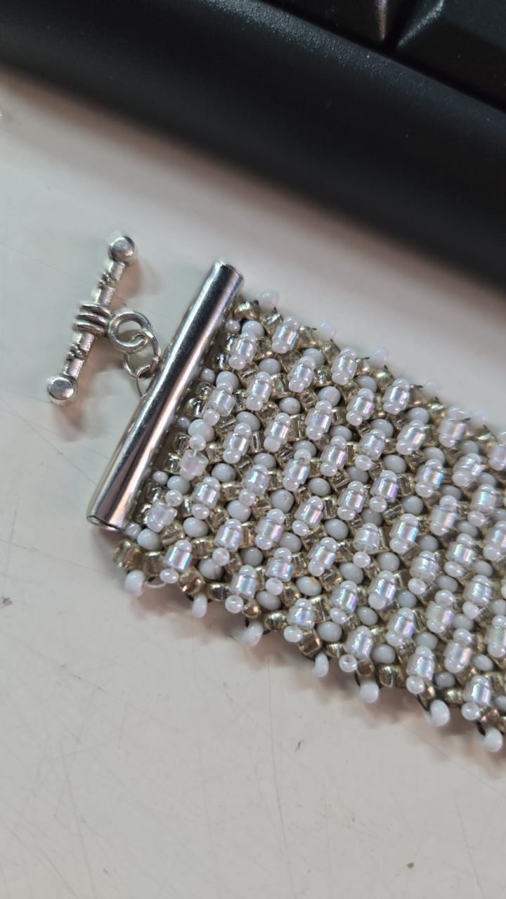 Pearl Mist Beaded Bracelet