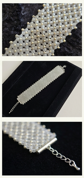 Christal Weave Beaded Bracelet