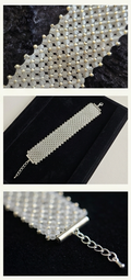Christal Weave Beaded Bracelet