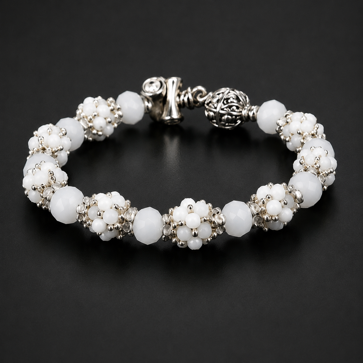 Blanche Beaded Bracelet